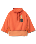go slow caravan(ゴースローキャラバン) |裏起毛ハイネックドルマンプルオーバー多肉植物 (WOMENS)
