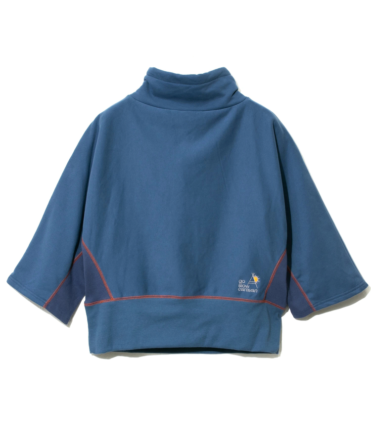 go slow caravan(ゴースローキャラバン) |裏起毛ハイネックドルマンプルオーバー多肉植物 (WOMENS)