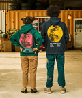 go slow caravan(ゴースローキャラバン) |コーデュロイパネルプリントペインターパンツ (MENS/WOMENS)