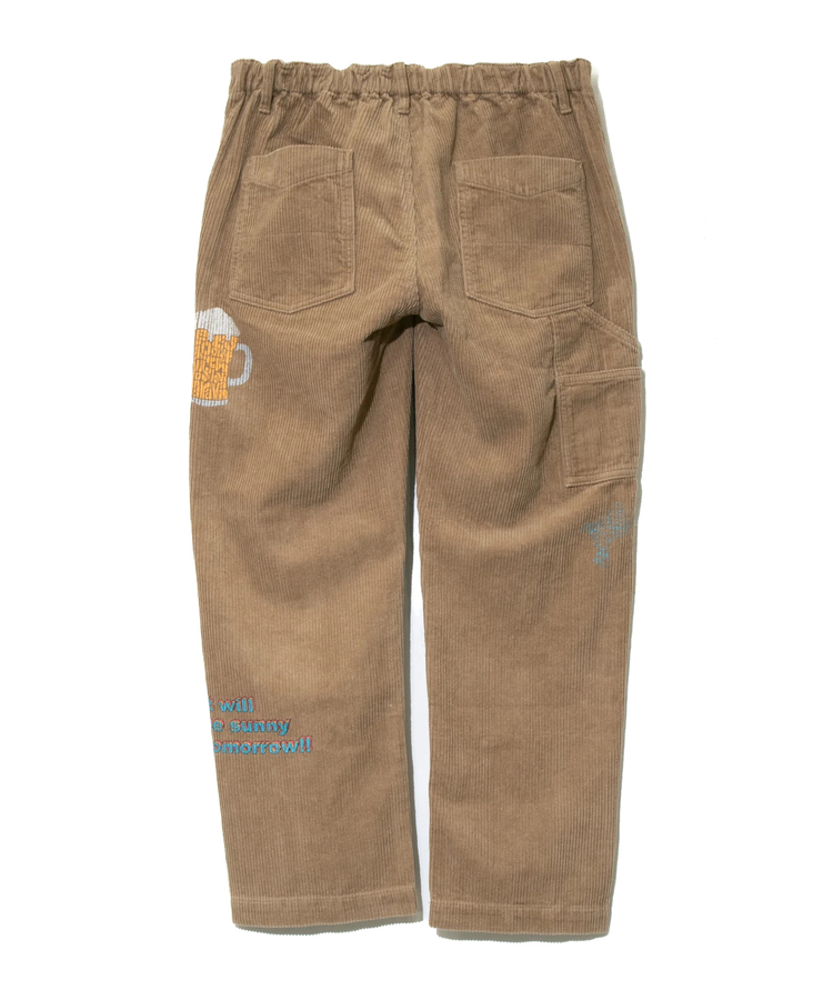 go slow caravan(ゴースローキャラバン) |コーデュロイパネルプリントペインターパンツ (MENS/WOMENS)