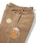 go slow caravan(ゴースローキャラバン) |コーデュロイパネルプリントペインターパンツ (MENS/WOMENS)