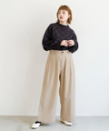 go slow caravan(ゴースローキャラバン) |Cotopone/コトポーネ 麻混フォーレンダムパンツ (WOMENS)