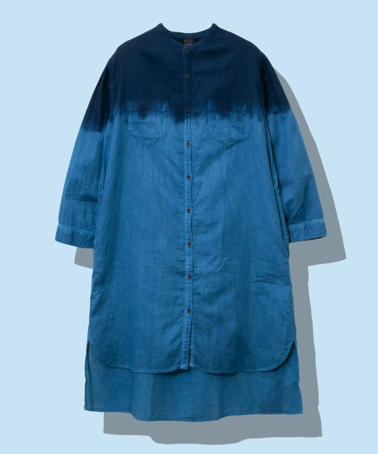 go slow caravan(ゴースローキャラバン) |【GSC別注】devadurga/デヴァドゥルガ EARTH SHIRT one piece NIGHTSEA (WOMENS)