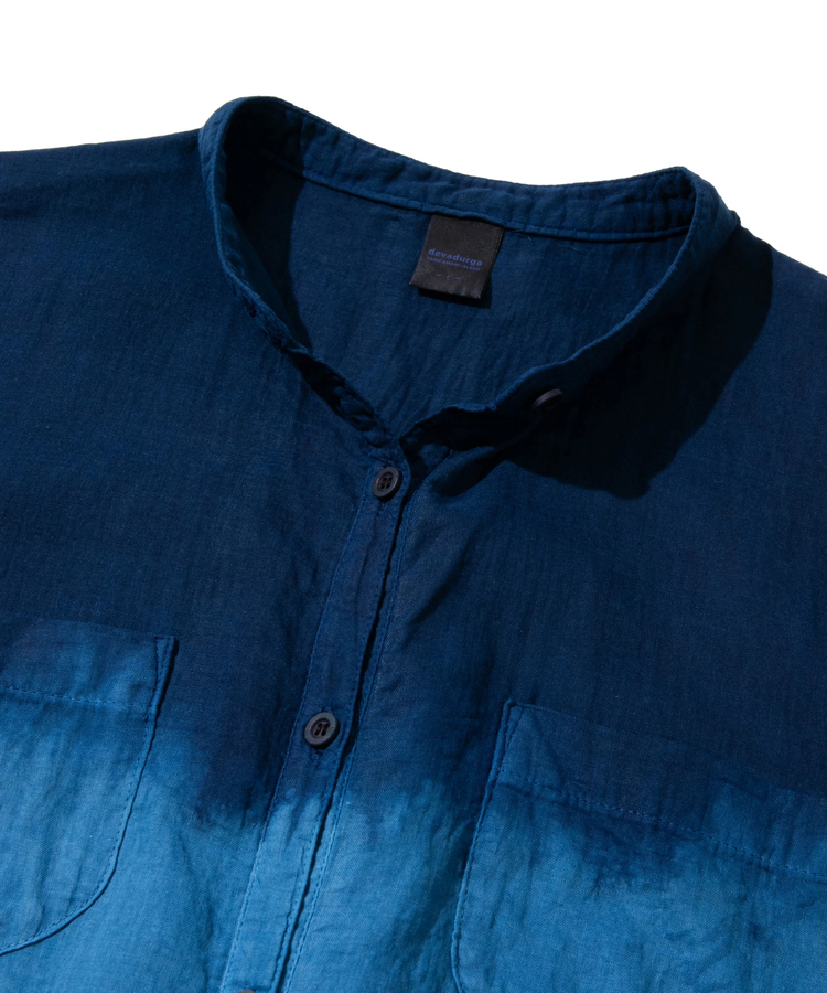 go slow caravan(ゴースローキャラバン) |【GSC別注】devadurga/デヴァドゥルガ EARTH SHIRT one piece NIGHTSEA (WOMENS)