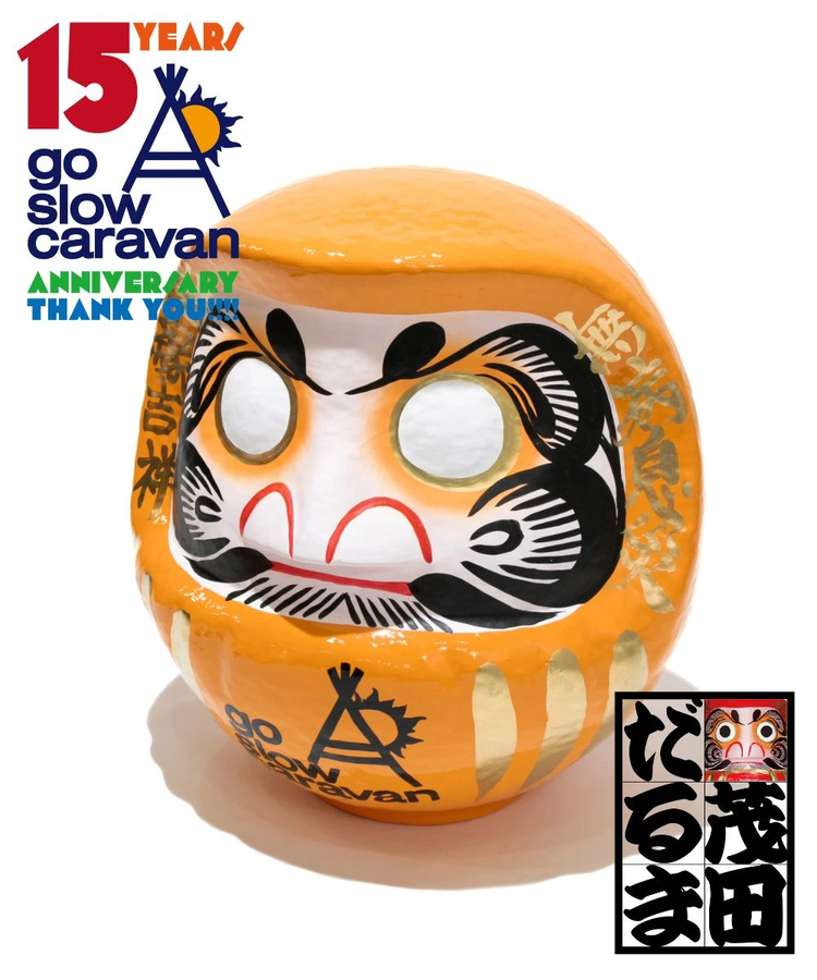 GSC15周年】茂田だるま x goslowcaravan 謹製だるま L｜ファッション 