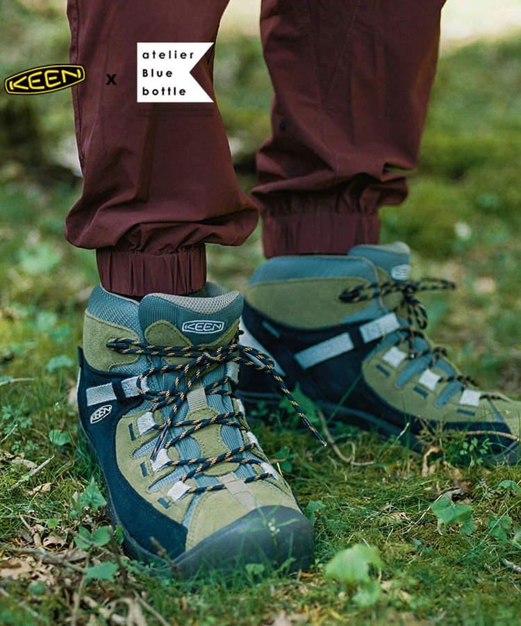 go slow caravan(ゴースローキャラバン) |KEEN/キーン TARGHEE 2 MID WP -atelier Blue bottle- (MENS)