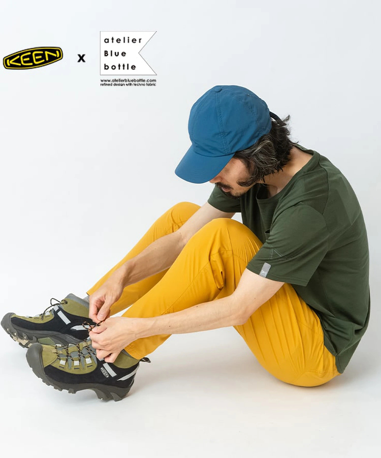 go slow caravan(ゴースローキャラバン) |KEEN/キーン TARGHEE 2 MID WP -atelier Blue bottle- (MENS)