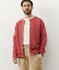 go slow caravan(ゴースローキャラバン) |GOOD ON/グッドオン CREW SWEAT CARDIGAN (MENS/WOMENS))