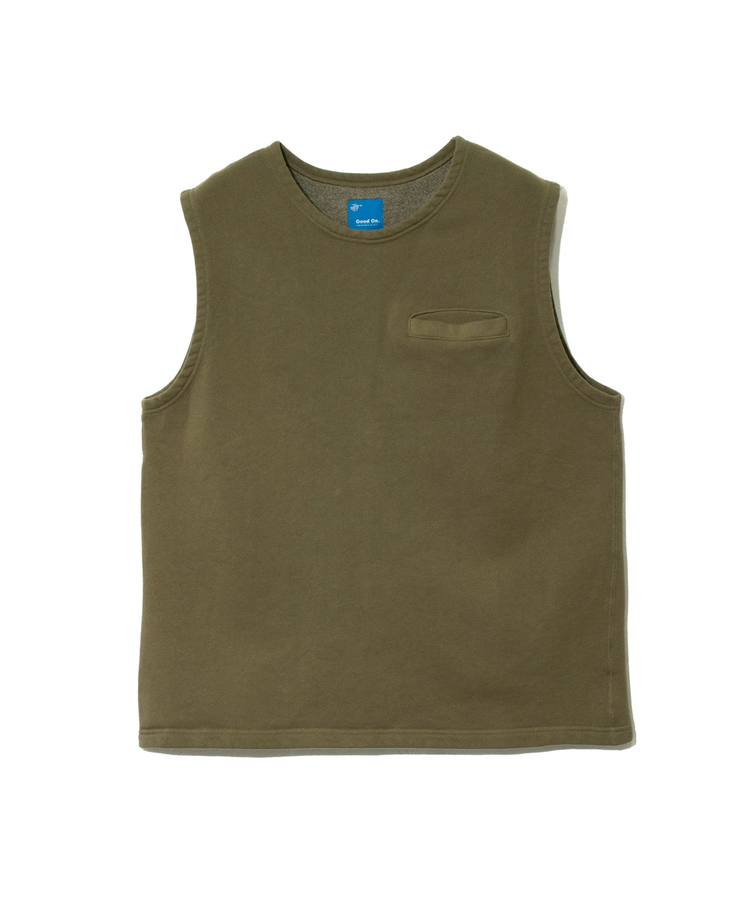 go slow caravan(ゴースローキャラバン) |GOOD ON/グッドオン FLEECE CREW VEST -KOUDENSHI- (MENS)