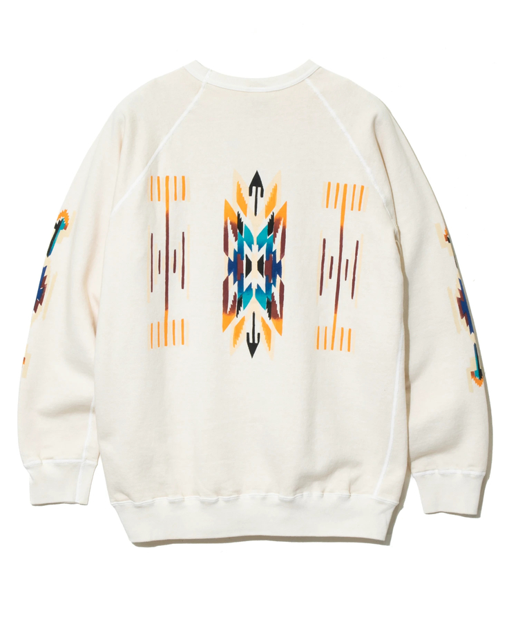 go slow caravan(ゴースローキャラバン) |【GSC別注】GOOD ON/グッドオン KOUHEI TERRAI CHIMAYO RUG BP RAGLAN CREW SWEAT (MENS)