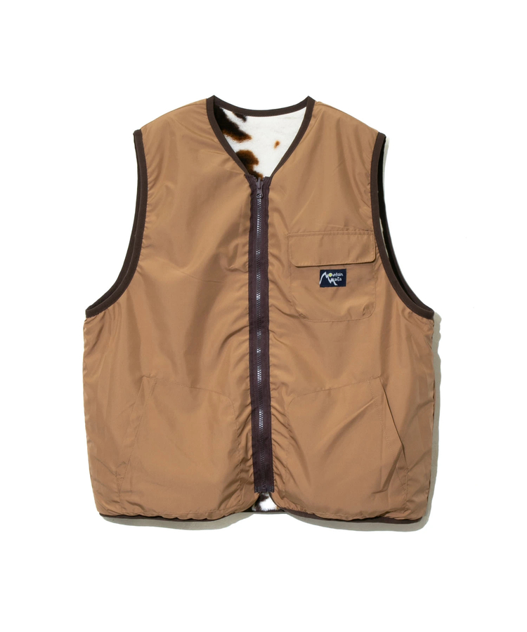 GSC別注】MOUNTAIN MANIA/マウンテンマニア ANIMAL FAKE FUR VEST