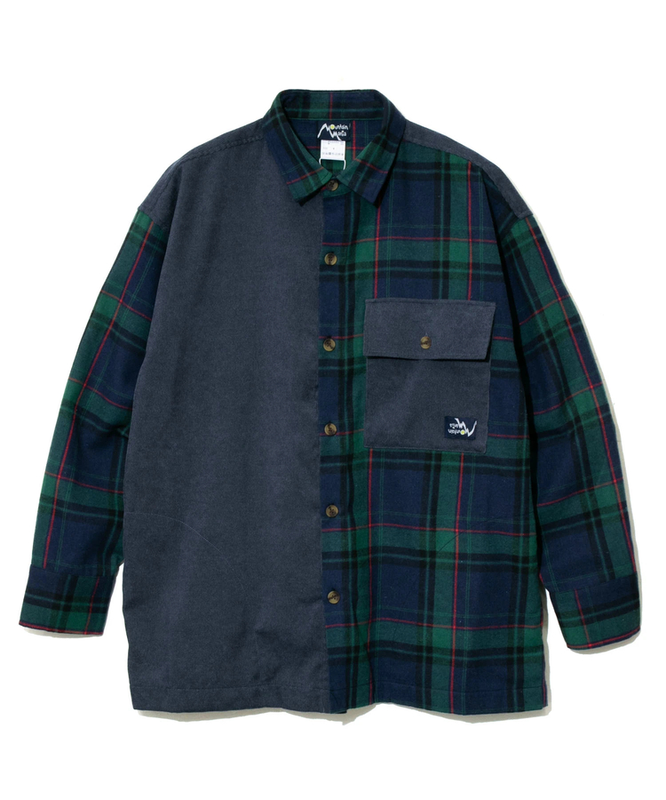 GSC別注】MOUNTAIN MANIA/マウンテンマニア CORDUROYxCHECKED SHIRTS