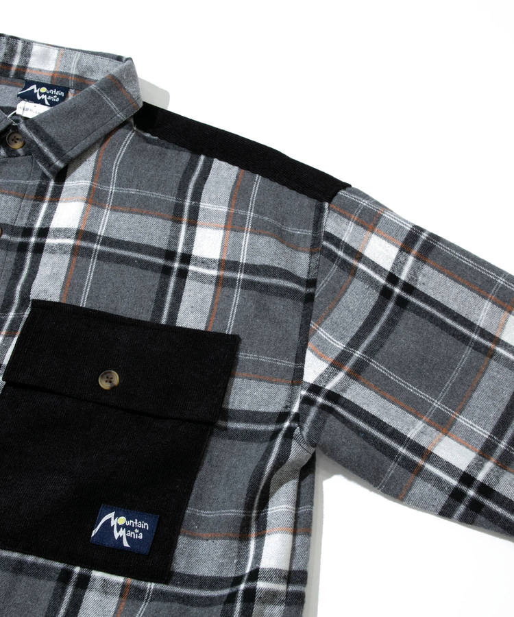 GSC別注】MOUNTAIN MANIA/マウンテンマニア CORDUROYxCHECKED SHIRTS