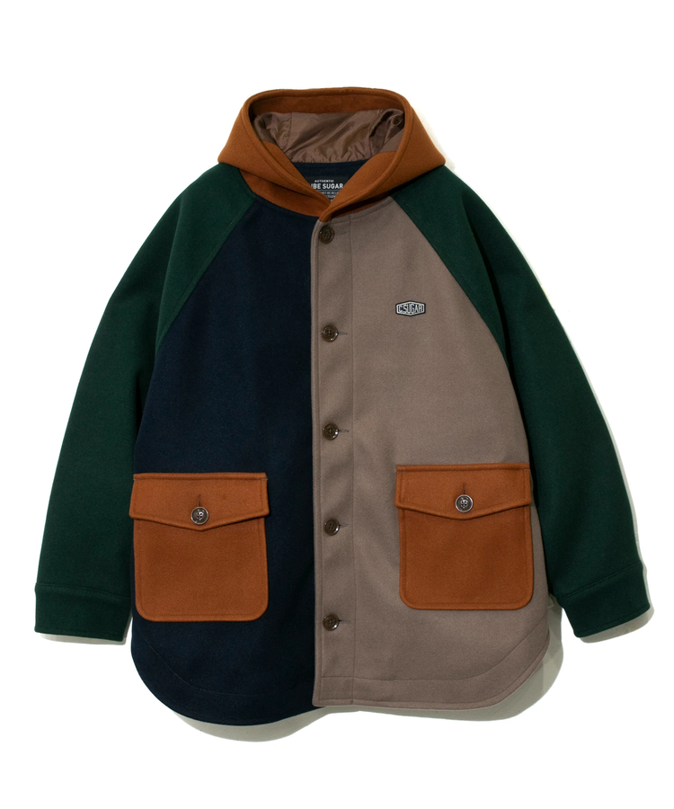 go slow caravan(ゴースローキャラバン) |CUBE SUGAR/キューブシュガー ウールフィールドルマンフードJK (WOMENS)