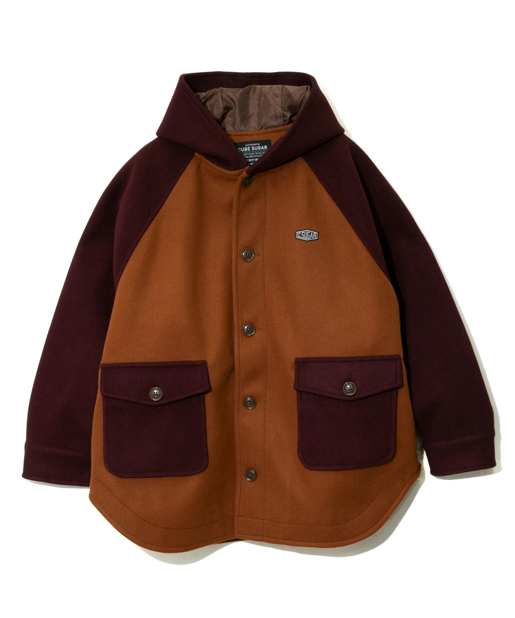 go slow caravan(ゴースローキャラバン) |CUBE SUGAR/キューブシュガー ウールフィールドルマンフードJK (WOMENS)