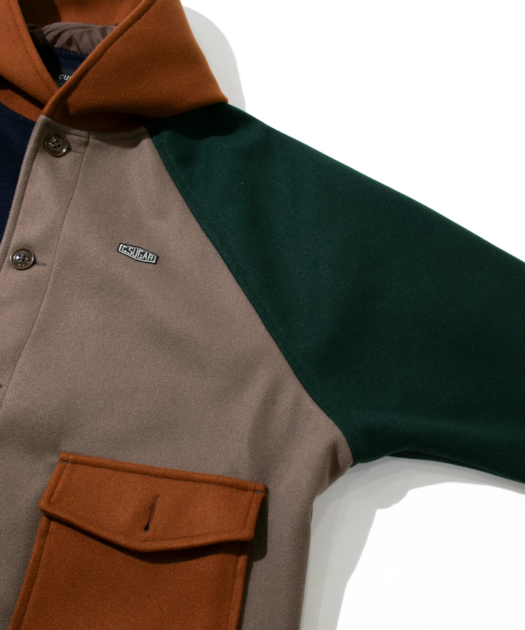 go slow caravan(ゴースローキャラバン) |CUBE SUGAR/キューブシュガー ウールフィールドルマンフードJK (WOMENS)