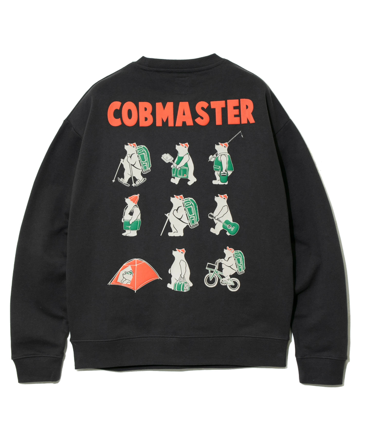 COBMASTER/コブマスター 裏毛スウェット《マルチベアー》(MENS