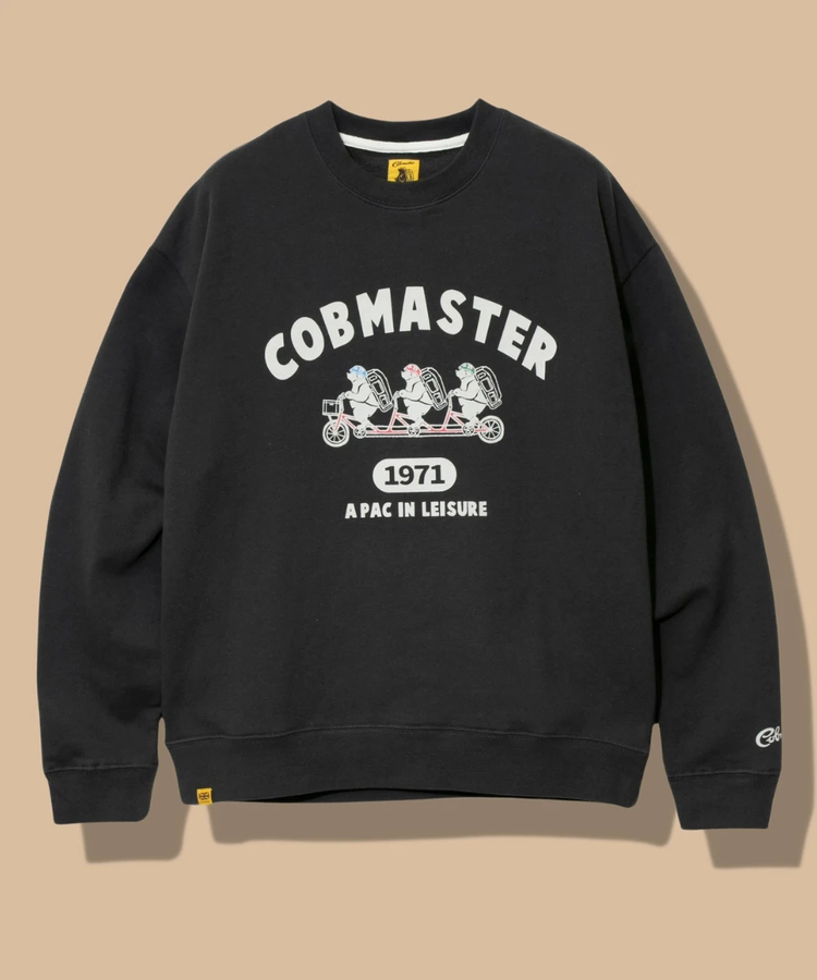 COBMASTER/コブマスター 裏毛スウェット《自転車ベアー》(MENS