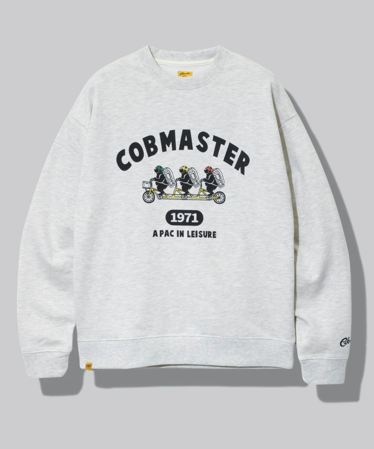 COBMASTER/コブマスター 裏毛スウェット《自転車ベアー》(MENS 