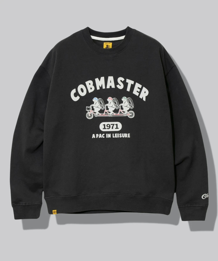 COBMASTER/コブマスター 裏毛スウェット《自転車ベアー》(MENS 