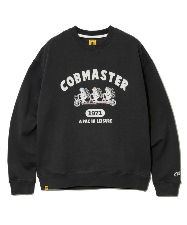 go slow caravan(ゴースローキャラバン) |COBMASTER/コブマスター 裏毛スウェット《自転車ベアー》(MENS)