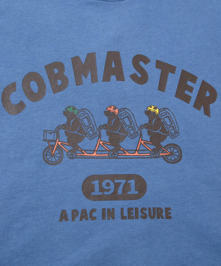 go slow caravan(ゴースローキャラバン) |COBMASTER/コブマスター 裏毛スウェット《自転車ベアー》(MENS)
