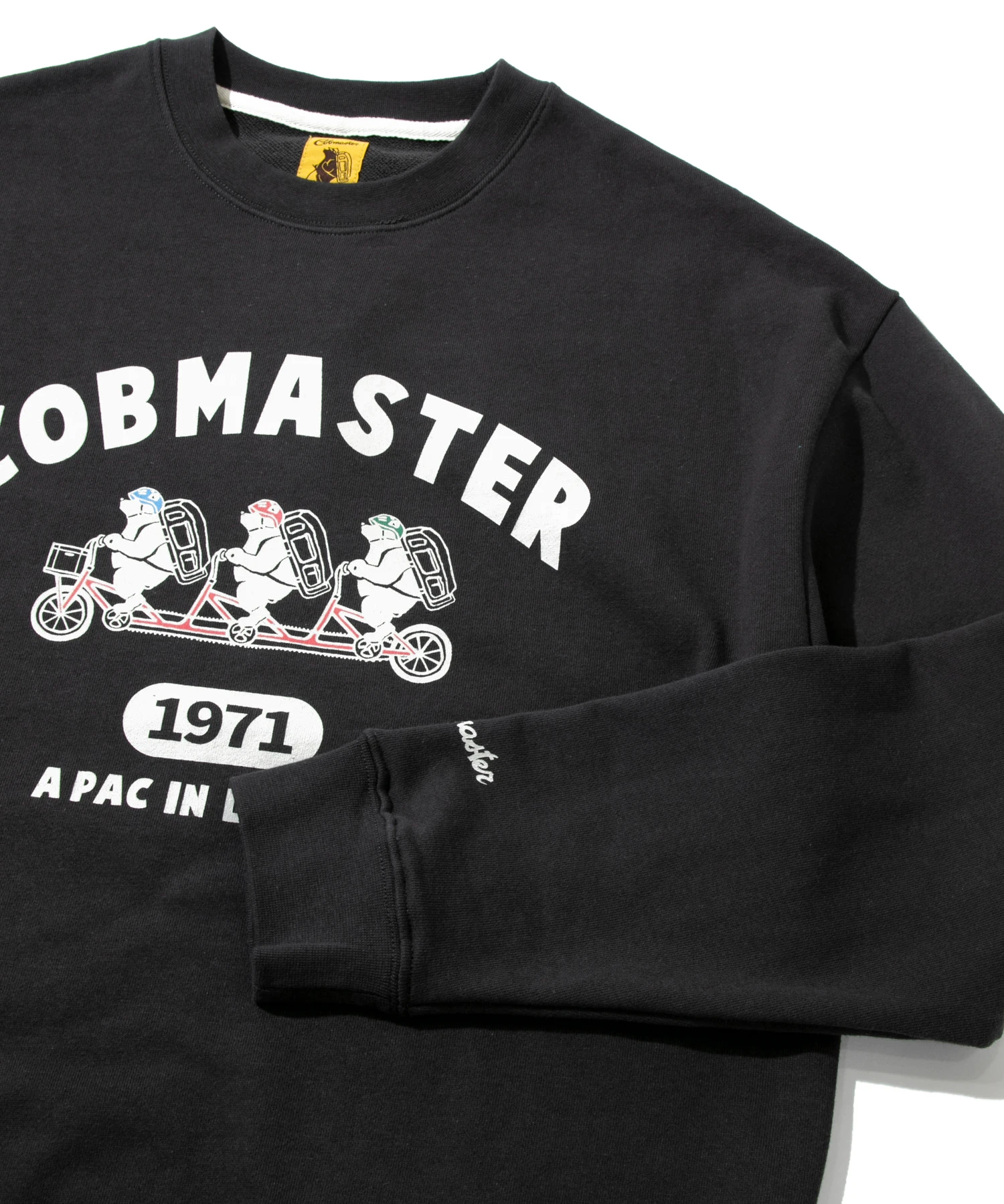 COBMASTER/コブマスター 裏毛スウェット《自転車ベアー》(MENS 