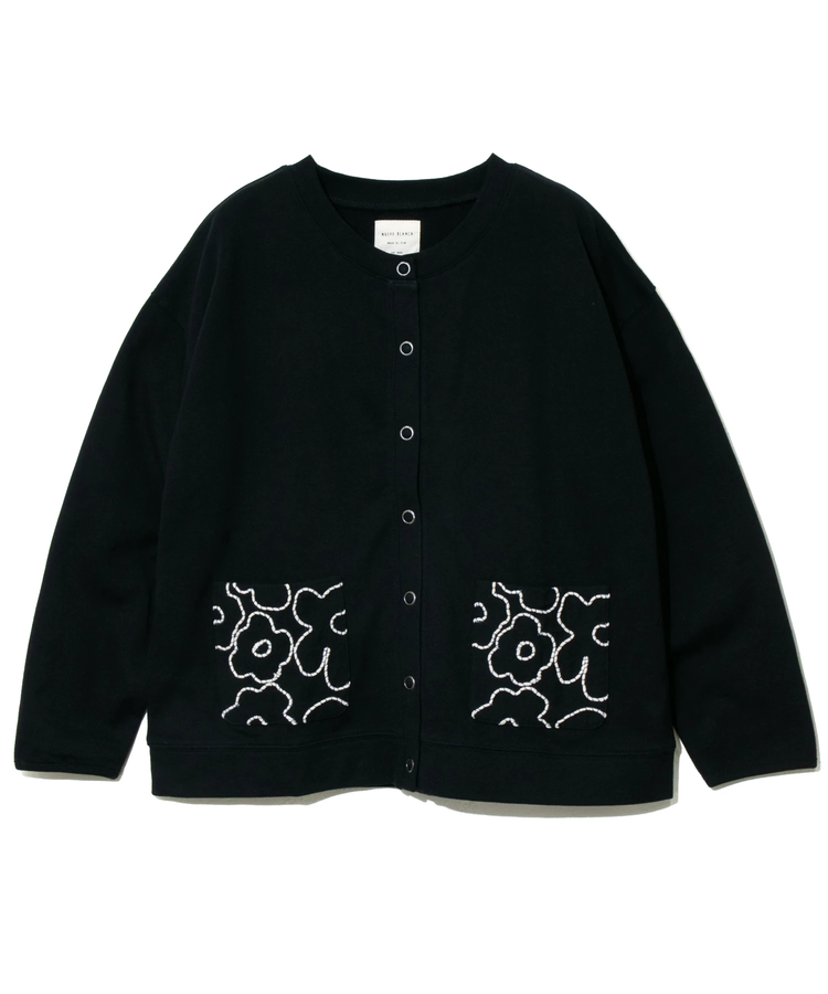 NUEVO BLANCA/ヌエヴォブランカ コード刺繍クルーカーディガン (WOMENS)｜ファッション通販 SANKO BAZAAR