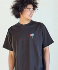 go slow caravan(ゴースローキャラバン) |Drymix FLOWER刺繍TEE (MENS/WOMENS)