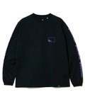 go slow caravan(ゴースローキャラバン) |USA/C スクエアLOGOバックプリント ロングスリーブTEE (MENS)