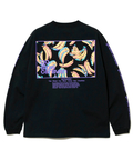 go slow caravan(ゴースローキャラバン) |USA/C スクエアLOGOバックプリント ロングスリーブTEE (MENS)