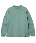 go slow caravan(ゴースローキャラバン) |USA/C スクエアLOGOバックプリント ロングスリーブTEE (MENS)
