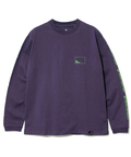 go slow caravan(ゴースローキャラバン) |USA/C スクエアLOGOバックプリント ロングスリーブTEE (MENS)