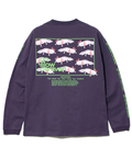 go slow caravan(ゴースローキャラバン) |USA/C スクエアLOGOバックプリント ロングスリーブTEE (MENS)