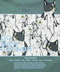 go slow caravan(ゴースローキャラバン) |USA/C スクエアLOGOバックプリント ロングスリーブTEE (MENS)