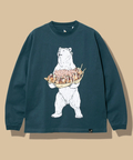 go slow caravan(ゴースローキャラバン) |USA/C たこ焼きクマ ロングスリーブTEE (MENS/WOMENS)
