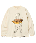 go slow caravan(ゴースローキャラバン) |USA/C たこ焼きクマ ロングスリーブTEE (MENS/WOMENS)