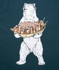 go slow caravan(ゴースローキャラバン) |USA/C たこ焼きクマ ロングスリーブTEE (MENS/WOMENS)