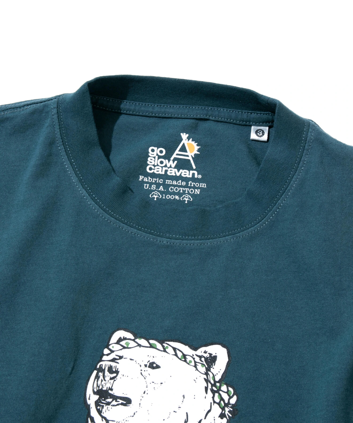 USA/C たこ焼きクマ ロングスリーブTEE (MENS/WOMENS