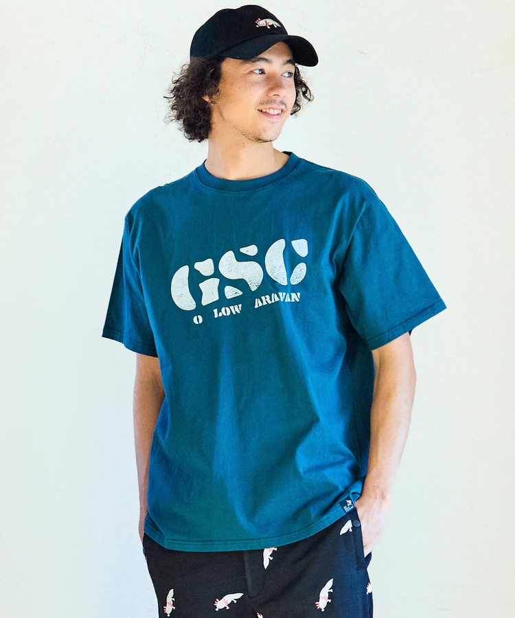 go slow caravan(ゴースローキャラバン) |USA/C GSC ロゴTEE (MENS)