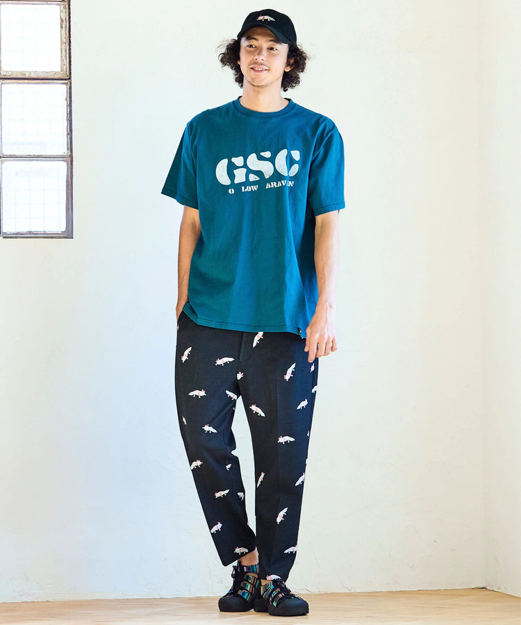 go slow caravan(ゴースローキャラバン) |USA/C GSC ロゴTEE (MENS)