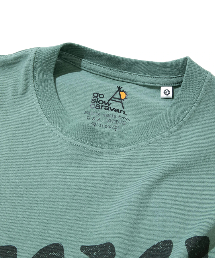 go slow caravan(ゴースローキャラバン) |USA/C GSC ロゴTEE (MENS)