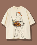 go slow caravan(ゴースローキャラバン) |USA/C カレーライスクマ BIG TEE (MENS)