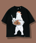 go slow caravan(ゴースローキャラバン) |USA/C カレーライスクマ BIG TEE (MENS)