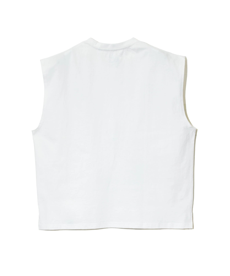 go slow caravan(ゴースローキャラバン) |USA/C スクエアロゴ ノースリーブBIG TEE (MENS)