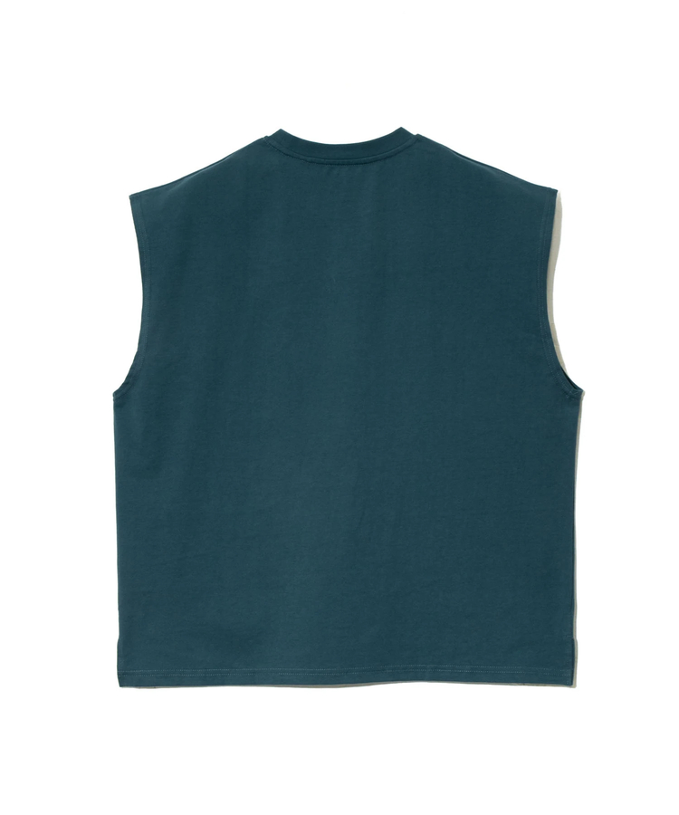 go slow caravan(ゴースローキャラバン) |USA/C スクエアロゴ ノースリーブBIG TEE (MENS)