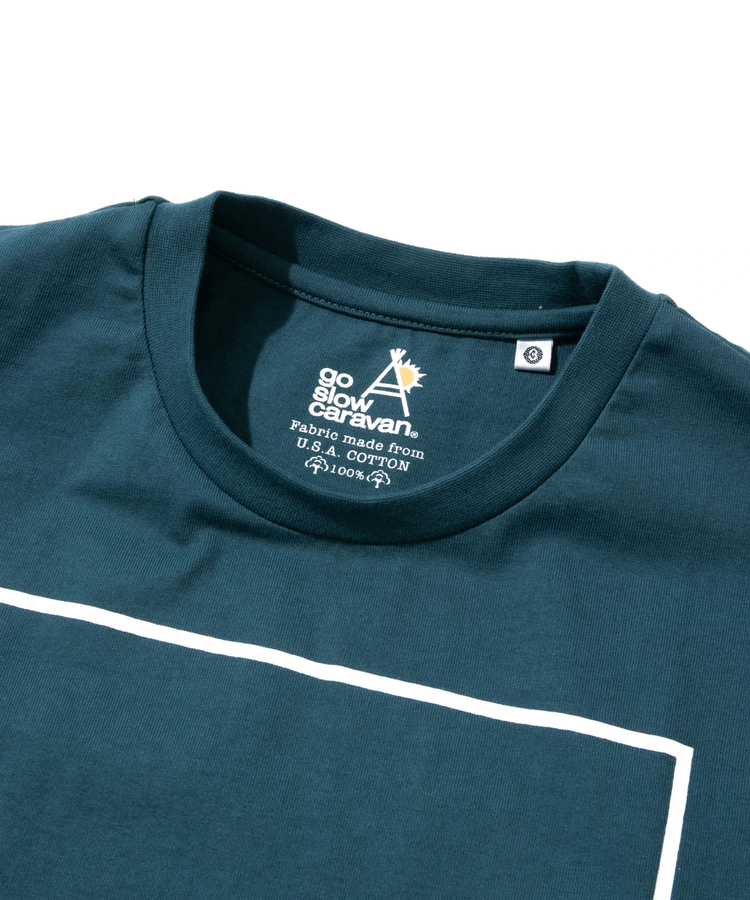 go slow caravan(ゴースローキャラバン) |USA/C スクエアロゴ ノースリーブBIG TEE (MENS)