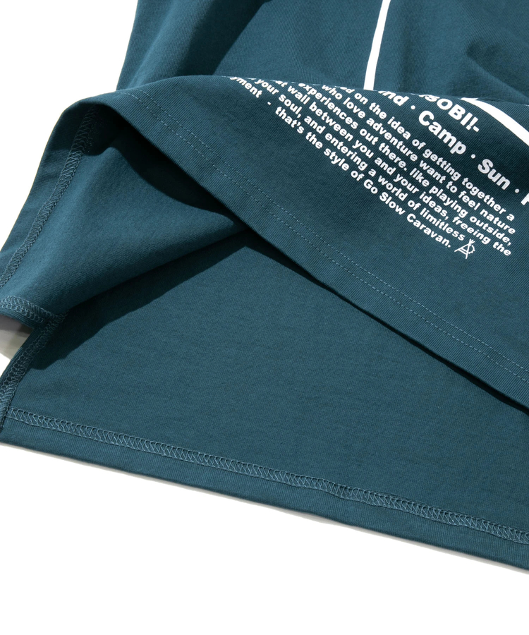 go slow caravan(ゴースローキャラバン) |USA/C スクエアロゴ ノースリーブBIG TEE (MENS)