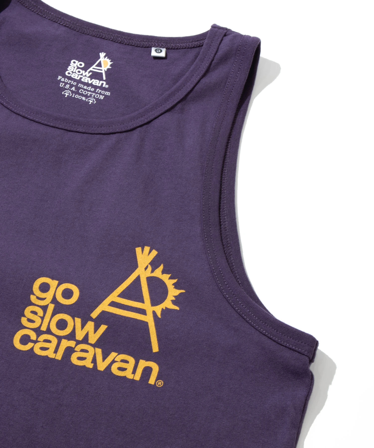 go slow caravan(ゴースローキャラバン) |USA/C ラウンドタンクトップ (MENS)