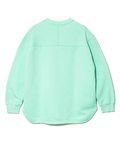 go slow caravan(ゴースローキャラバン) |UNIQUEインレイ ラウンドヘムプルオーバーPIGMENT DYE (MENS)